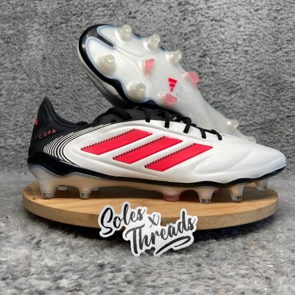 Adidas Copa Pure 3 Elite FG Soccer Size 8 Men White Lucid Red Black ID9037 - Picture 1 of 7
